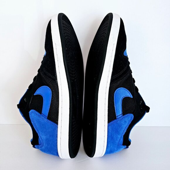 Nike Men's Black and Blue Sneakers - Picture 7 of 9